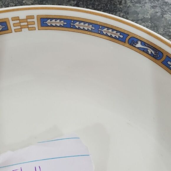 VINTAGE Syracuse Mistic Blue coup Soup Bowls Set of 3 - Picture 3 of 5